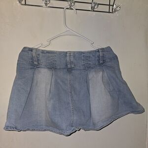 Light Blue Denim Skirt